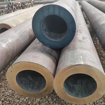 Tubo de aço da parede grossa laminada a alta temperatura sem emenda para St52 mecânico DIN1629/DIN2448 Q345