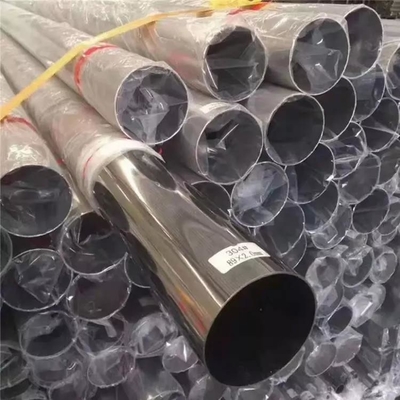 Bom preço. Tubos de tubos de aço inoxidável soldados com costura de 0,8 mm para campos de caldeiras, polimento químico on-line