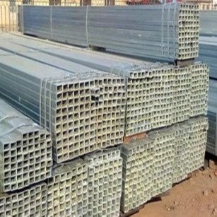 O aço retangular do quadrado da seção da cavidade conduz um inoxidável anodizado preto de 3 polegadas galvanizado