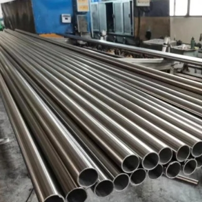 Emenda reta tubulação de aço inoxidável soldada ASTM A312 A554 50mm 20 polegadas para a transmissão
