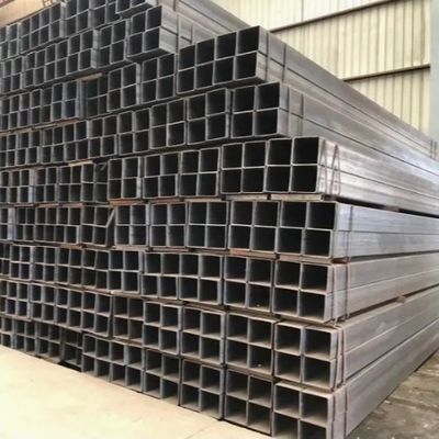 S235jr S275jr 355jr Tubo de aço rectangular de aço leve preto para construção