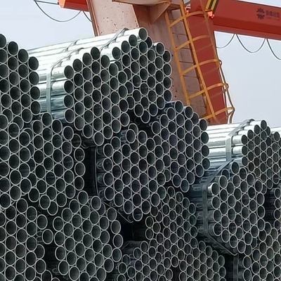 Tubulação de aço galvanizada mergulhada quente do tubo do ferro redondo 6 polegadas para a estufa