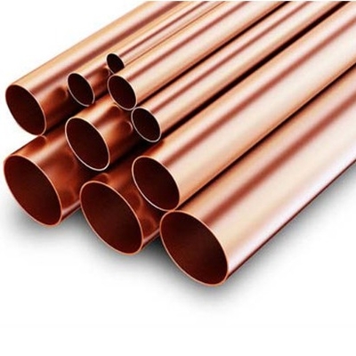 Good price Tubos sem emenda de cobre de bronze puros do metal de H62 H65 DN16 DN40 99,9% para a refrigeração do condicionador de ar on-line